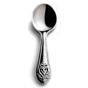 Teaspoon With Heart Detail PNG 2 PNG