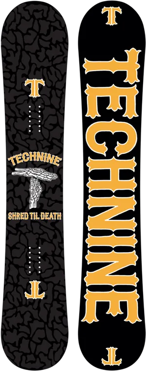 Technine Snowboard Graphic Design