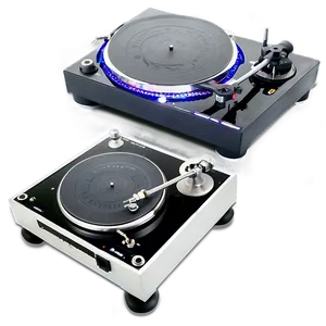 Techno Turntable Setup Png 16 PNG image