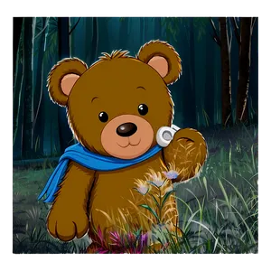 Teddy Bear Cartoon PNG Asu31