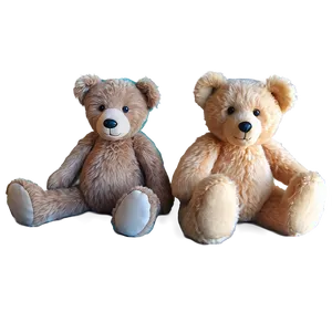 Teddy Bear Couple Clipart PNG 12