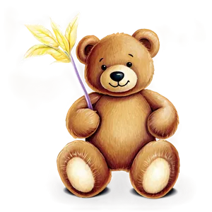 Teddy Bear Drawing PNG 38