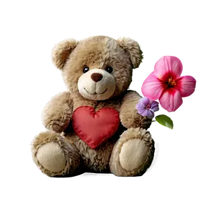 Teddy Bear For Valentine Png 75 PNG image