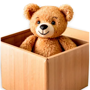 Teddy Bear In A Box Clipart PNG 06282024 PNG