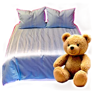 Teddy Bear In Bed PNG 05212024 PNG