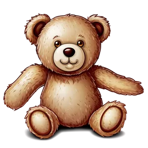 Teddy Bear Pattern Clipart PNG 75