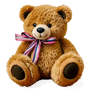 Teddy Bear With Bow Png Rou64 PNG image
