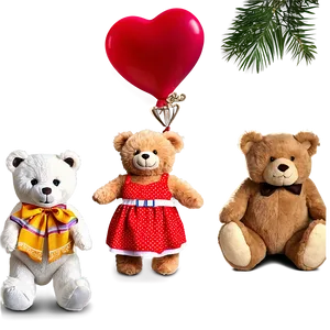 Teddy Bear With Dress PNG Uqg17 PNG