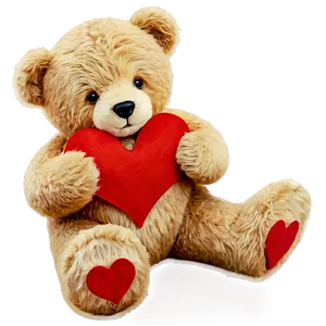 Teddy Bear With Heart PNG 05212024