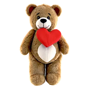 Teddy Bear With Heart PNG Tkb