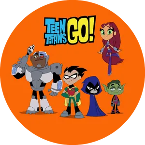 Teen Titans Go Animated Characters PNG image