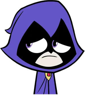 Teen Titans Go Raven Cartoon Character PNG image