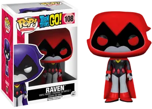 Teen Titans Go Raven Funko Pop PNG image