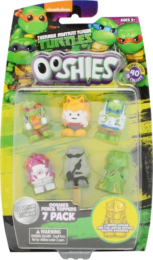 Teenage Mutant Ninja Turtles Ooshies Pack PNG image