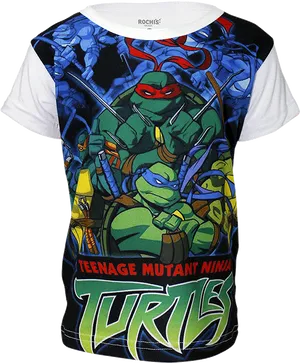Teenage Mutant Ninja Turtles T Shirt Design PNG image