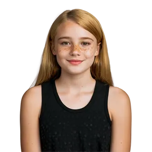 Teenager With Freckles Png 06122024 PNG image