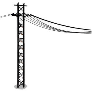 Telecommunication Wires Utility Pole PNG 38 PNG