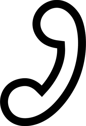 Telephone Handset Icon PNG