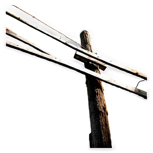Telephone Pole At Dusk PNG 6