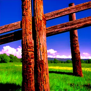Telephone Pole In Nature PNG 06132024