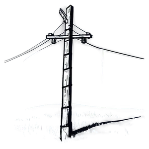 Telephone Pole Line Art PNG Yyw PNG