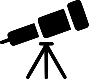 Telescope Silhouette PNG image
