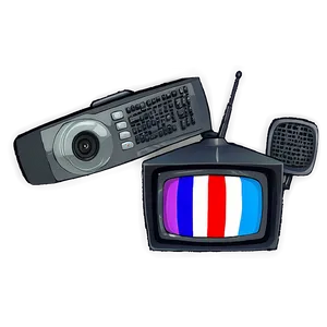 Television With Webcam PNG Rti