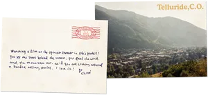 Telluride Colorado Postcard View