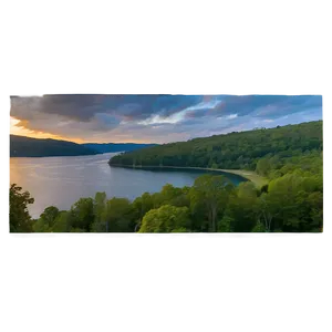 Tennessee Lake Sunset PNG Aub PNG