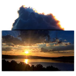 Tennessee Lake Sunset Png Cty PNG image