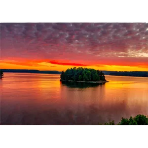 Tennessee Lake Sunset PNG Ekh6 PNG