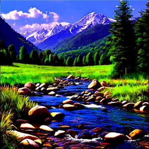 Tennessee Mountain Stream Png Axa30 PNG image