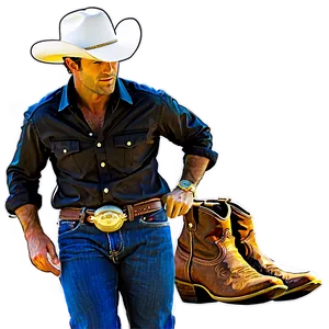 Tennessee Rodeo Cowboy Png Kpi24 PNG image