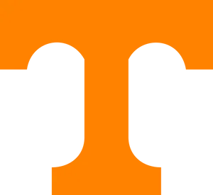 Tennessee State Logo Orangeand White PNG image