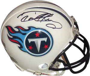 Tennessee Titans Autographed Helmet PNG image