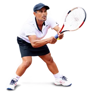 Tennis Backhand Stroke PNG 05232024