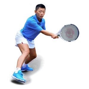 Tennis Forehand Swing PNG 05232024