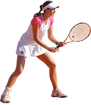 Tennis Player Ready Position PNG image