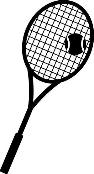 Tennis Racket Cartoon Eyes