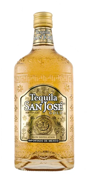 Tequila San Jose Gold Bottle PNG image