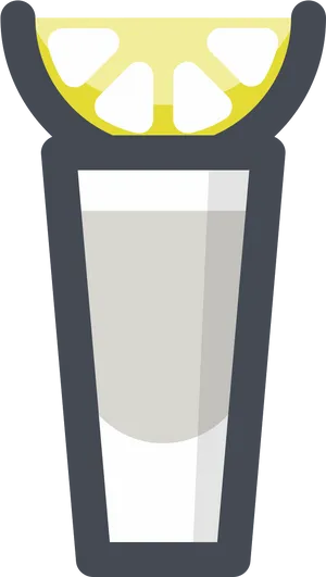 Tequila Shot Glass Icon PNG image