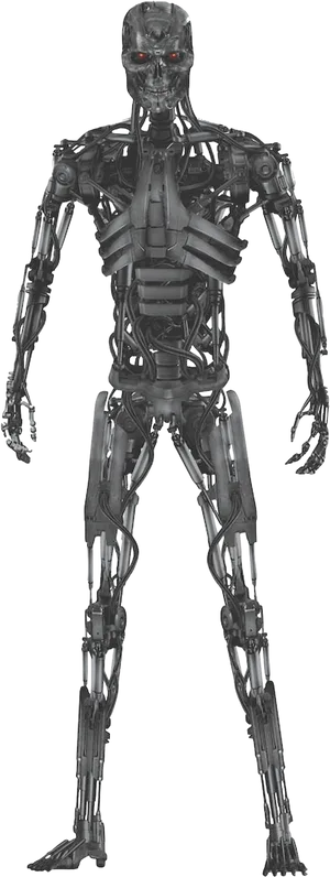 Terminator Endoskeleton Standing Pose PNG