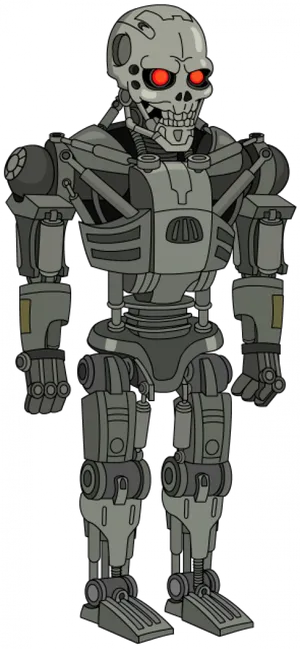 Terminator T800 Endoskeleton PNG image