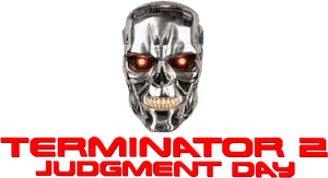 Terminator2 Judgment Day Logoand Skull PNG image