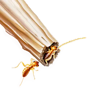 Termite Chewed Wood PNG 06292024