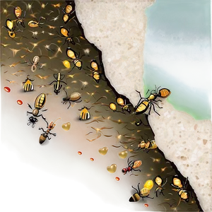 Termite Colony Vector Png 06292024 PNG image