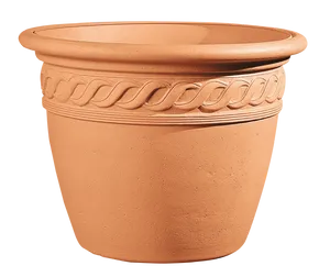 Terracotta Flower Pot Decorative Design
