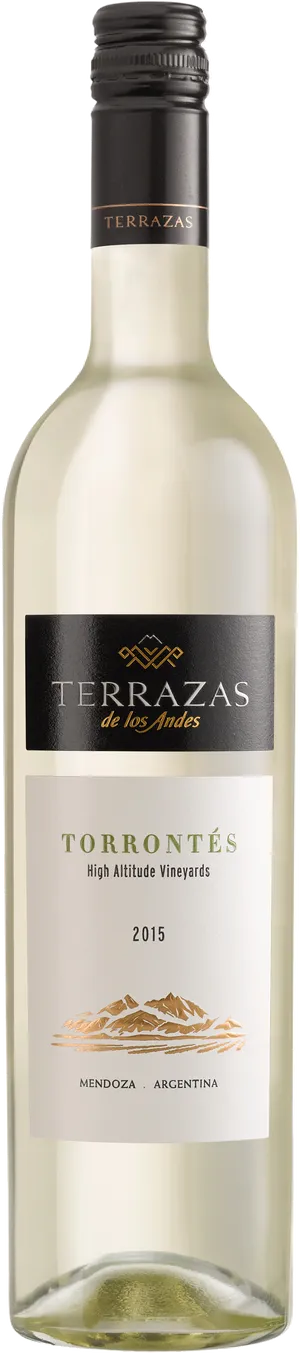 Terrazasde Los Andes Torrontes White Wine Bottle2015 PNG image