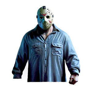 Terrifying Jason Voorhees Art Png Rbl26 PNG image