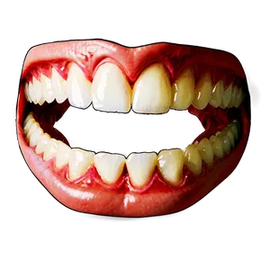 Terrifying Mouth Image Png Sjl98 PNG image